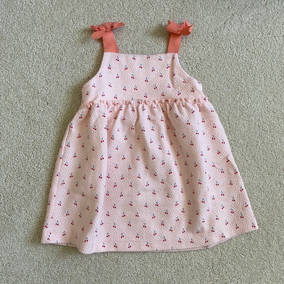 zara cherry dress